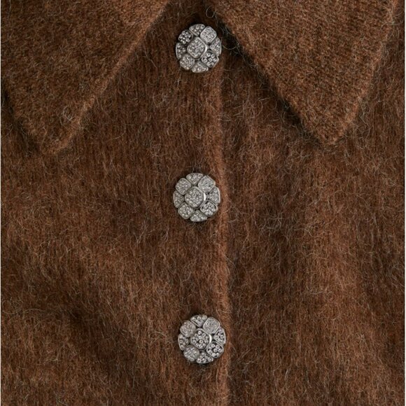 H&M Mohair-Blend Sweater with Collar - Picture 2 of 11